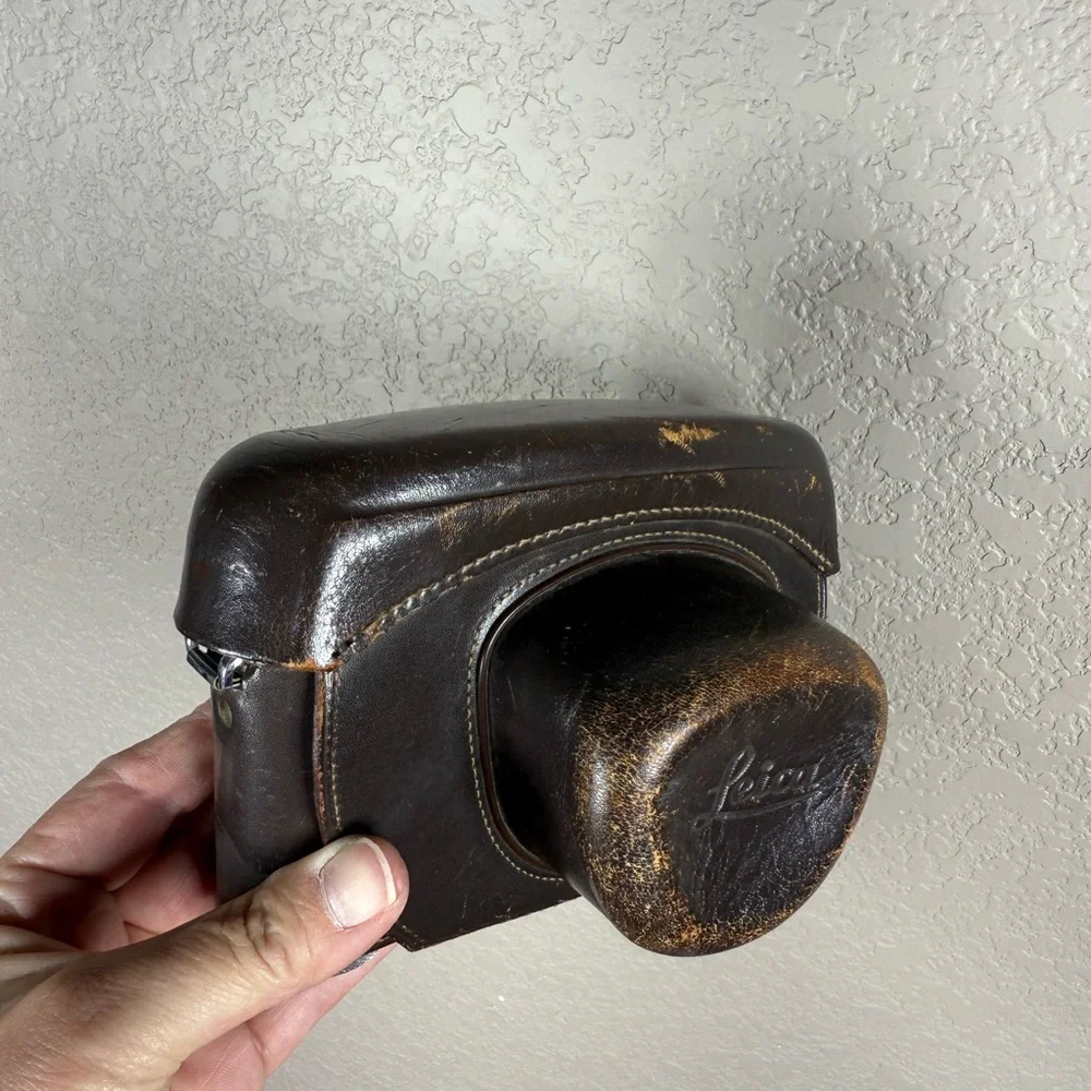 Leica‎ Brown Leather Camera Bag Compact Design